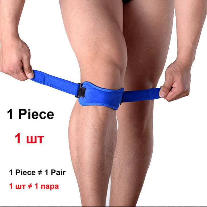 1 PCS Knee Pain Relief Strap - Adjustable Patella Tendon Support Band for Men Women, Tendonitis - Stabilizing Brace for Running