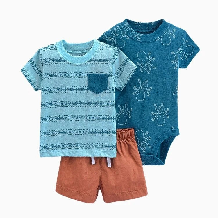 Baby & Toddler Outfits for Girl & Boys 3-piece sets (6 to 24M)