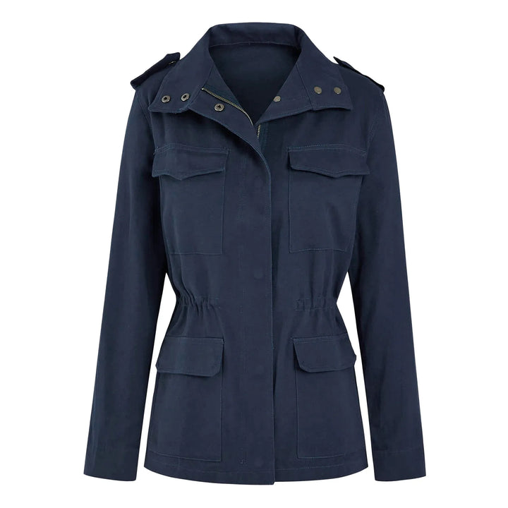 Women's Retro Multi-Pocket Cargo Jacket – The Perfect Blend of Style & Function!