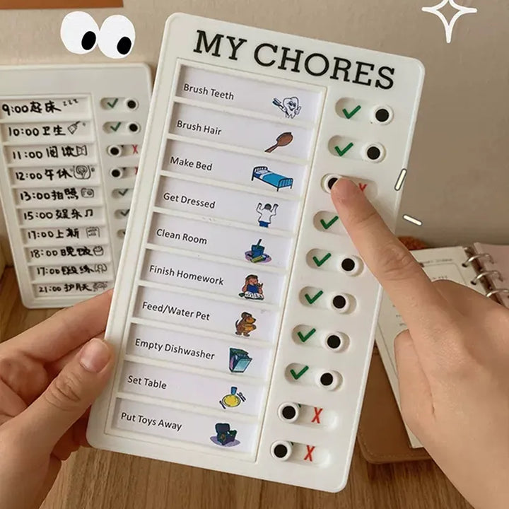 Reusable My Chores Checklist Daily Planner