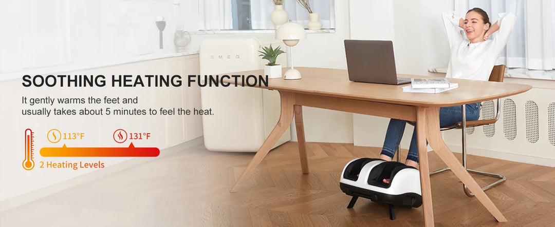 "Revitalize Your Feet with the Nekteck Smart Shiatsu Foot & Calf Massager – Relaxation Made Simple!"