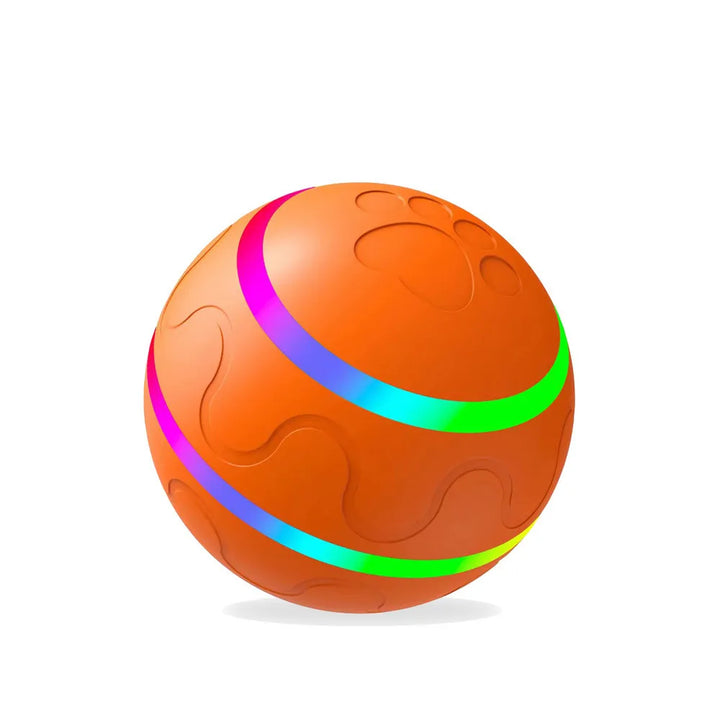 Interactive Dog Ball with or without Remote Control. w/ Flashing Lights, Rolls, Jumps and Rotates. Is Waterproof and made for the Aggressive Chewers