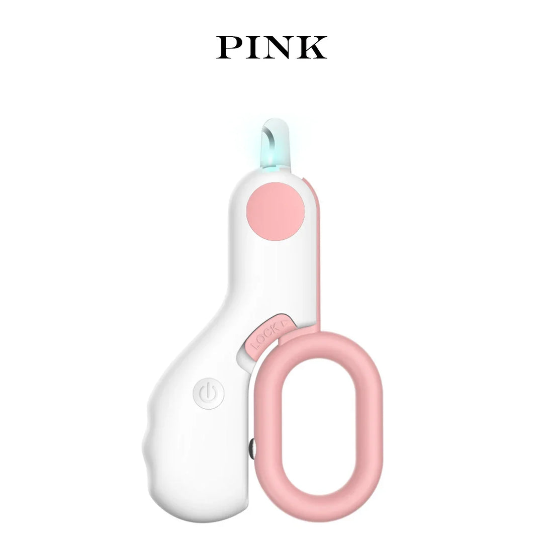 Professional LED Light Nail Clipper for Cats & Dogs with Safety Lock