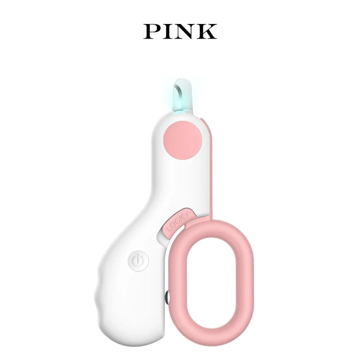 Professional LED Light Nail Clipper for Cats & Dogs with Safety Lock