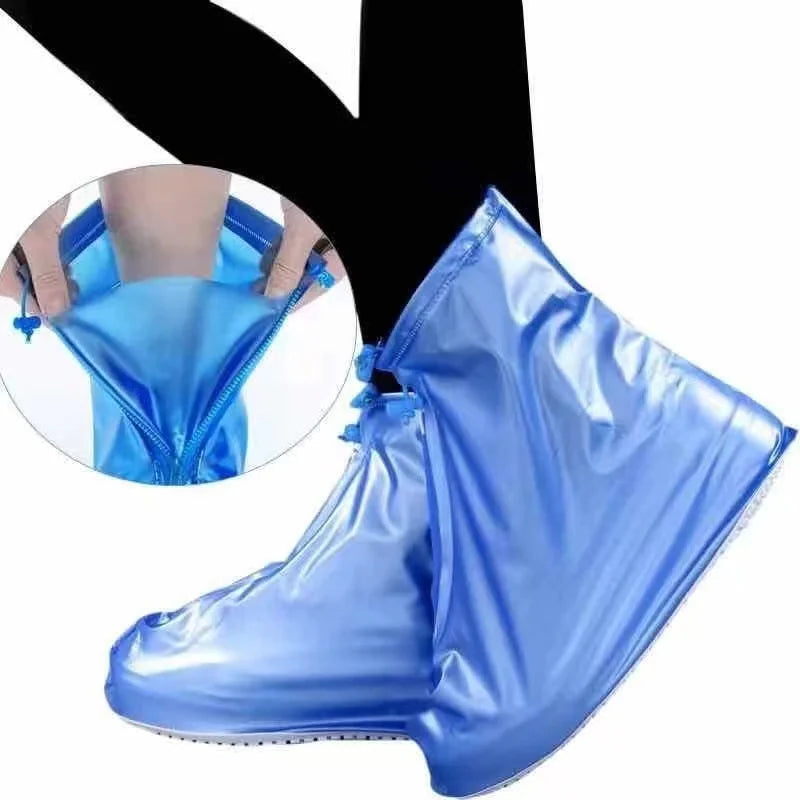 Silicone Waterproof Rain Shoe Cover Protector for Rainy Days are Reusable, Good Quality, with Non-Slip Bottoms