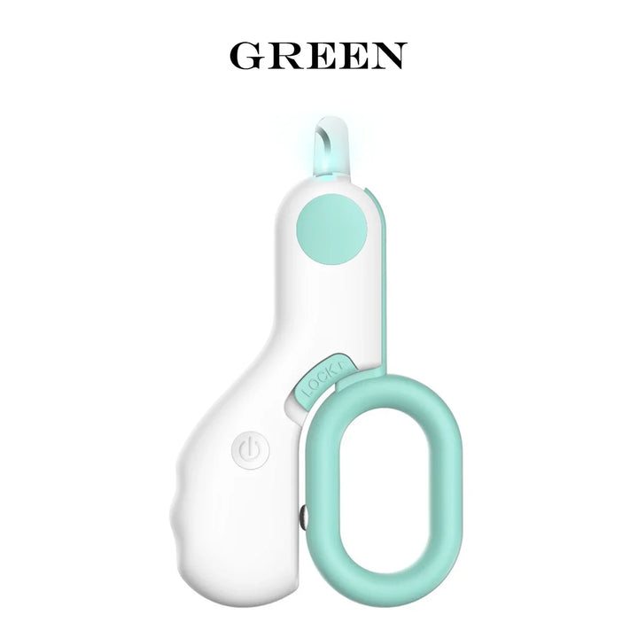 Professional LED Light Nail Clipper for Cats & Dogs with Safety Lock