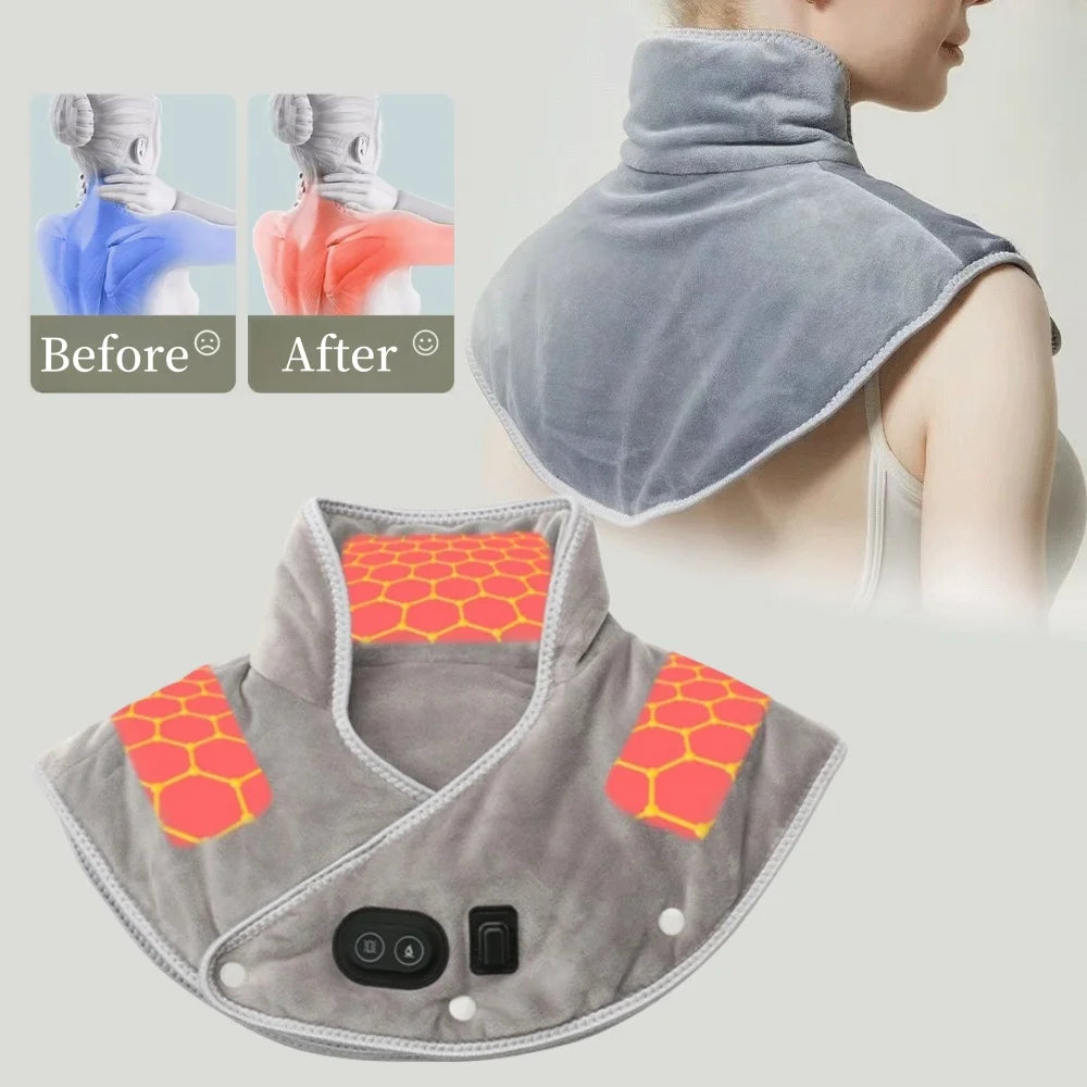 Don't Let Neck Tension Get You Down. Relax with this Heating Neck Shoulder Pad