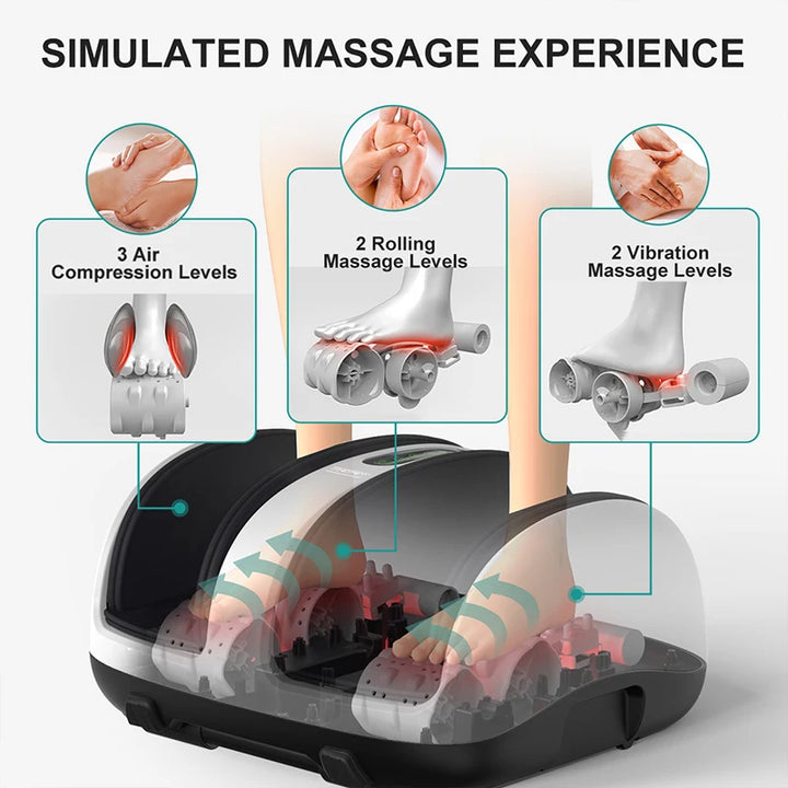 "Revitalize Your Feet with the Nekteck Smart Shiatsu Foot & Calf Massager – Relaxation Made Simple!"