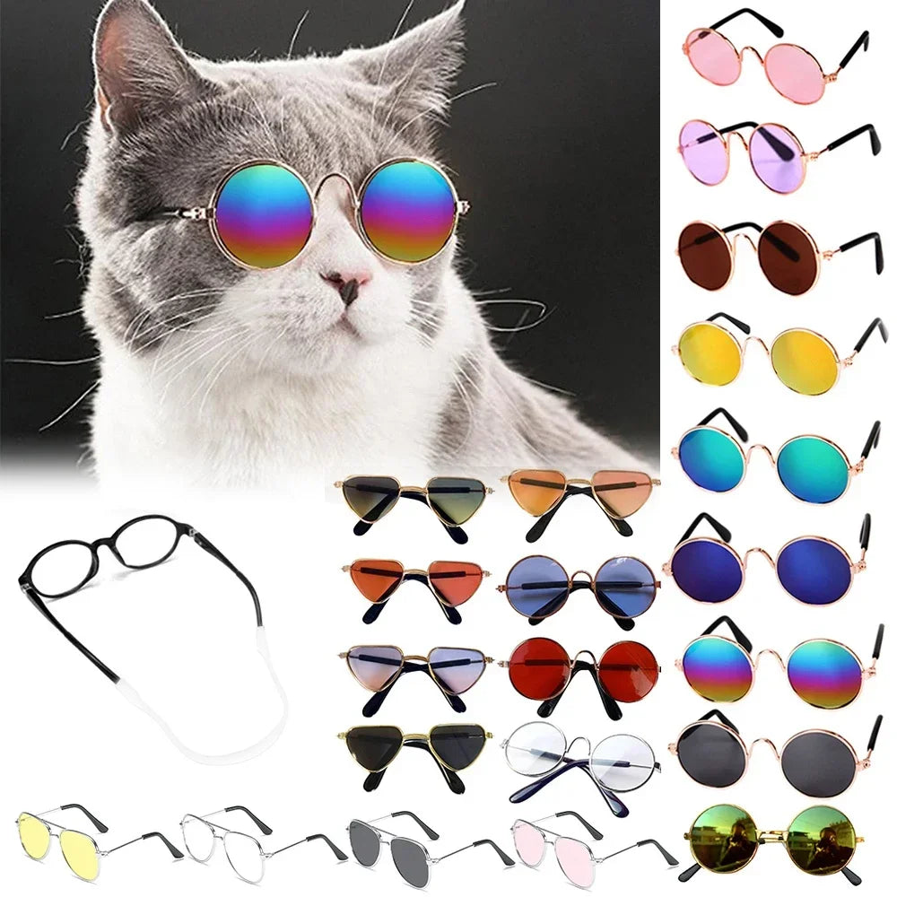Cool Funny Sunglasses with Lenses for Cats, Small Dogs or Small Pets. Great for Photos or Just to Look Like a Cool Cat or Dog