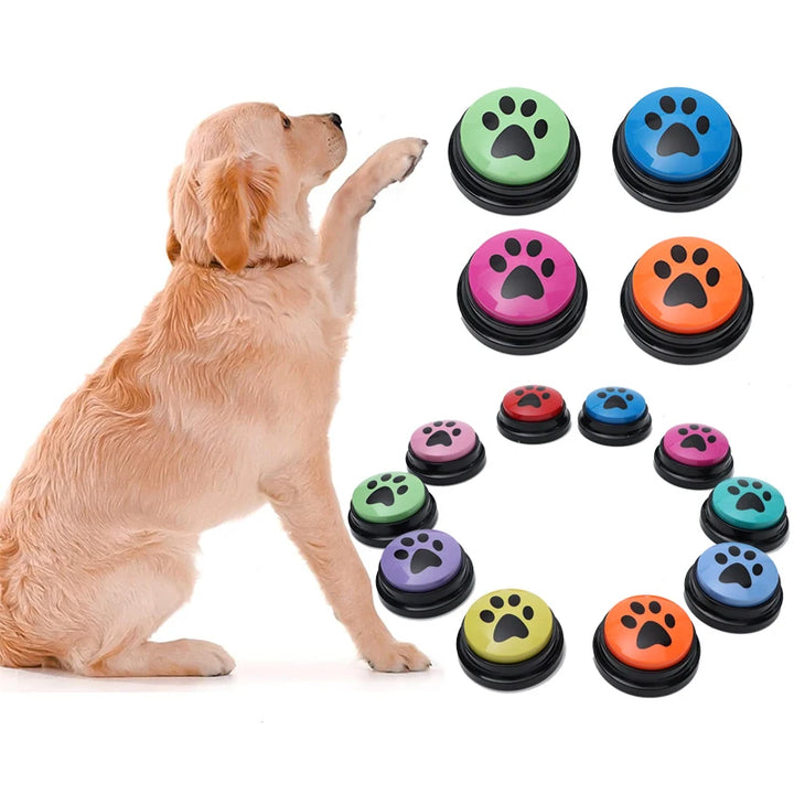 4/8/10pcs Dog Training Recordable Button for Pet Communication