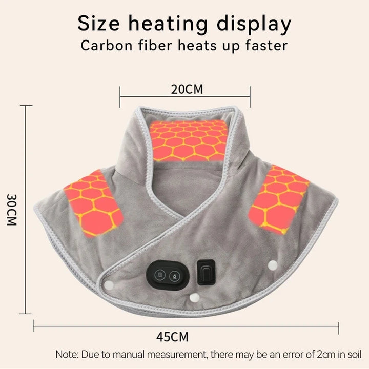 Don't Let Neck Tension Get You Down. Relax with this Heating Neck Shoulder Pad