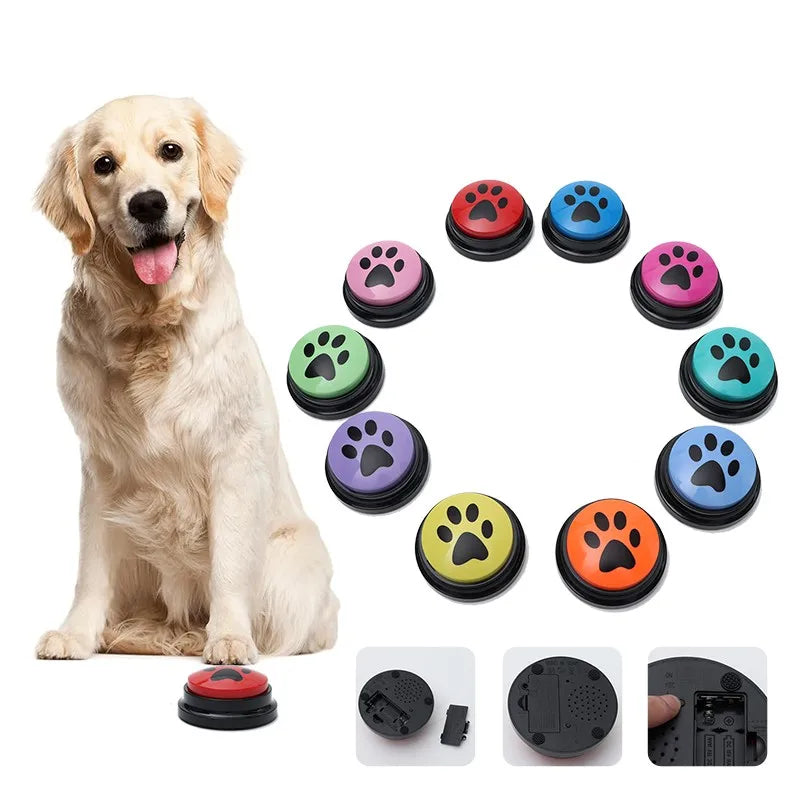 4/8/10pcs Dog Training Recordable Button for Pet Communication