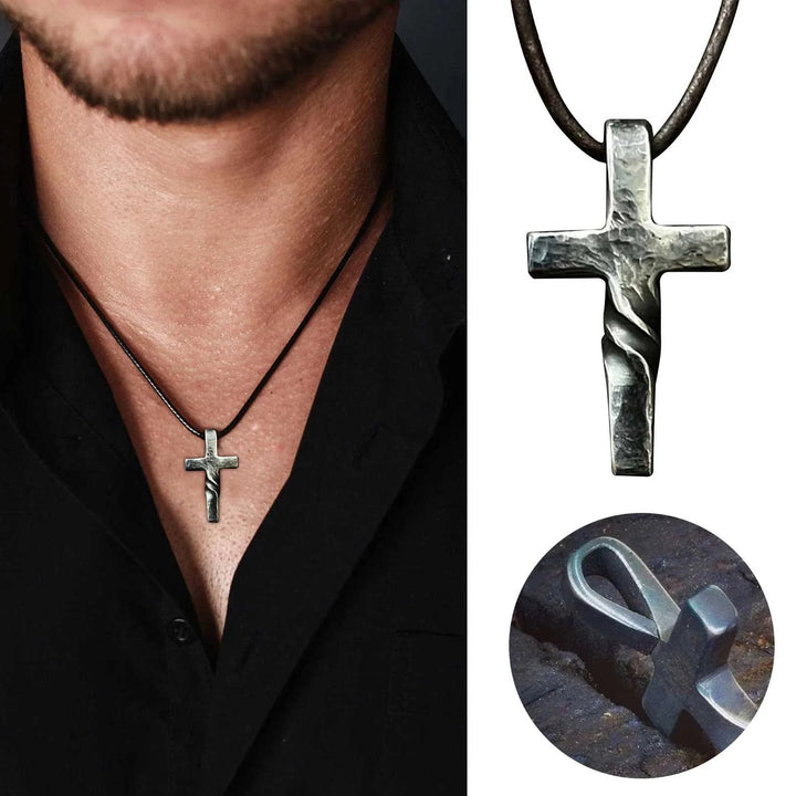 Twisted Cross Necklace A Guardian Gift for Your Loved Ones