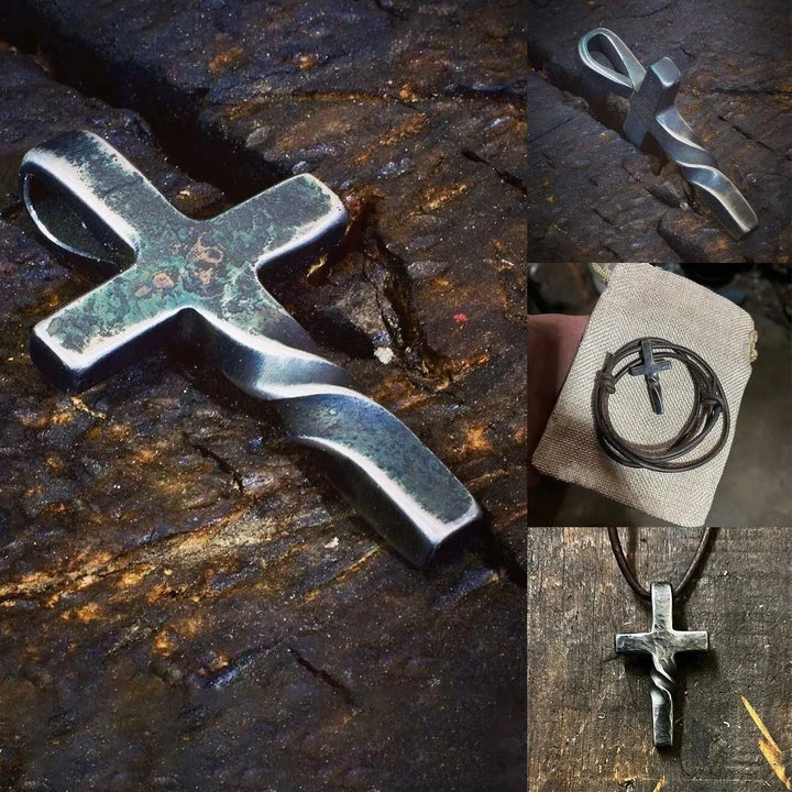 Twisted Cross Necklace A Guardian Gift for Your Loved Ones