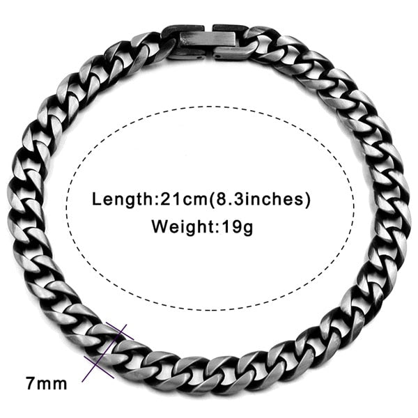 Stainless Steel Chain Link Bracelets