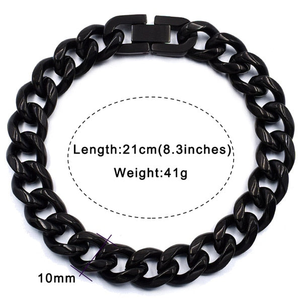 Stainless Steel Chain Link Bracelets