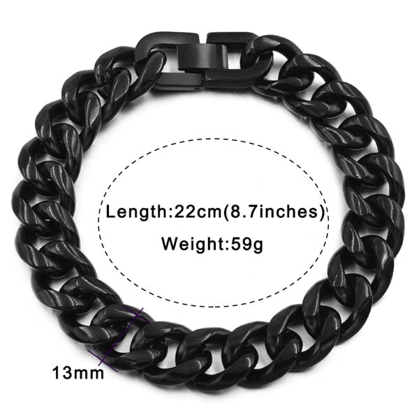 Stainless Steel Chain Link Bracelets