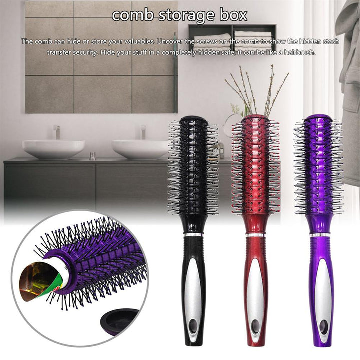 Secret Stash Compartment Hairbrush