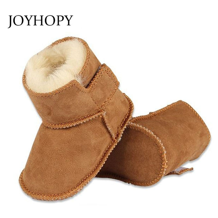 Infant Faux Fur Suede Boots for Boys or Girls