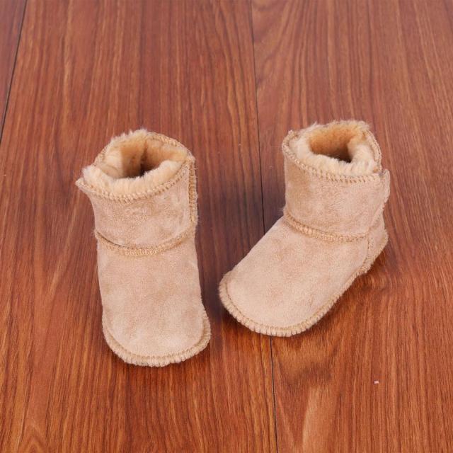 Infant Faux Fur Suede Boots for Boys or Girls