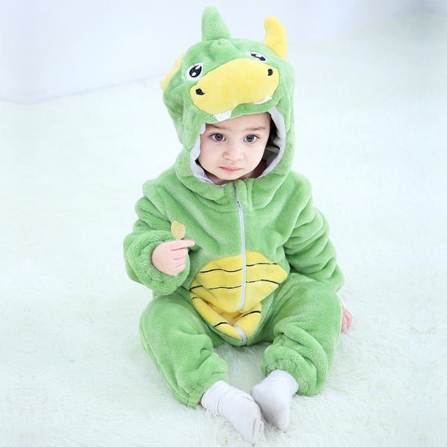 Fun Animal Romper for Girls or Boys 3 to 12 Months