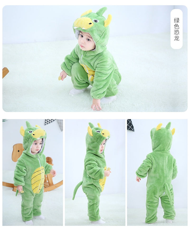 Fun Animal Romper for Girls or Boys 3 to 12 Months