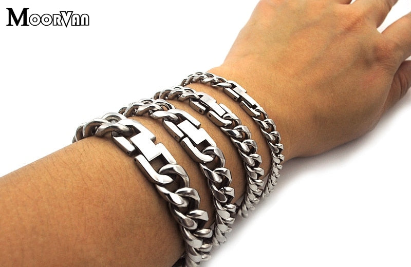 Stainless Steel Chain Link Bracelets