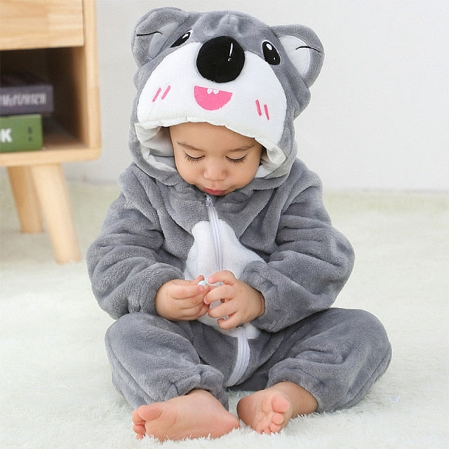 Fun Animal Romper for Girls or Boys 3 to 12 Months