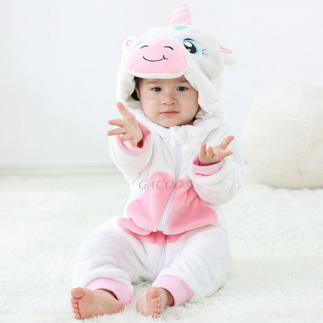 Fun Animal Romper for Girls or Boys 3 to 12 Months