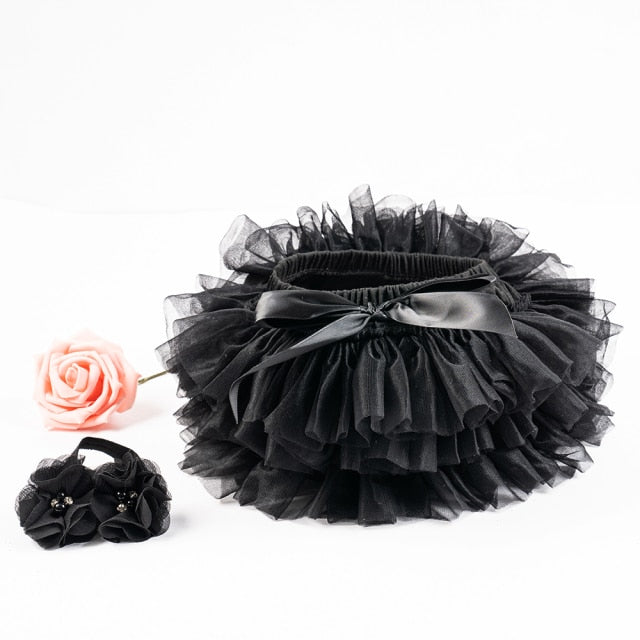 Girls Tutu w/Bloomers & Headband (2pcs set) Newborn to 18month.