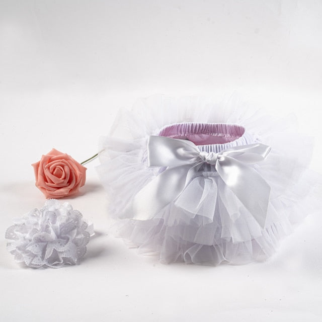 Girls Tutu w/Bloomers & Headband (2pcs set) Newborn to 18month.